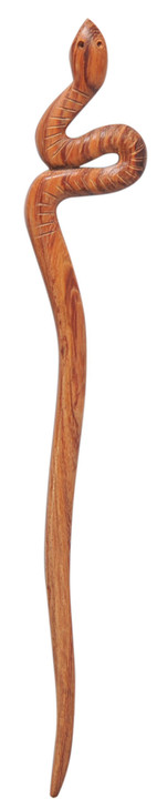 Mary Crafts Wooden Brown Snake Hair Pin Hair Stick Hair Fork Hair Accessory Handmade 69