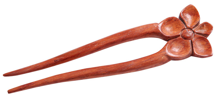 Marycrafts Wooden Flower Hair Pin Hair Fork Hair Stick Hair Accessories For Women 1 Piece
