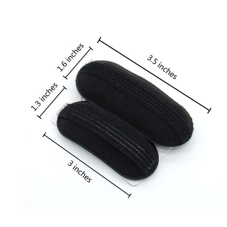 10 Pcs Black Sponge Bump Up Hair Clip Volume Padding Bun Updo Magic Head Insert Hair Barrettes Maker Tool Hairpins Hair