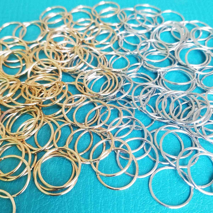 200 PCS Hair Braid Rings Hair Hoops Braid Hair Clip Accessories for Women and Girls Dreadlocks 2 ColorGold and Sliver