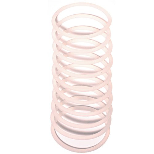 Mia Silkies Silicone Hair Elastics Rubber Bands Last 10 Times Longer Translucent Clear for Women Girls Sports Wet Hair 1
