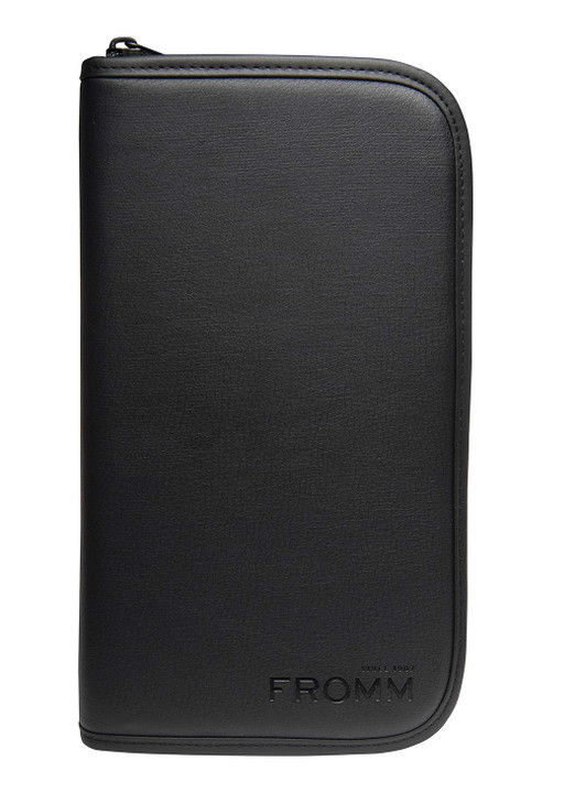 Fromm 8Piece Zip Shear and Tool Case for Stylists and Barbers Black F1050