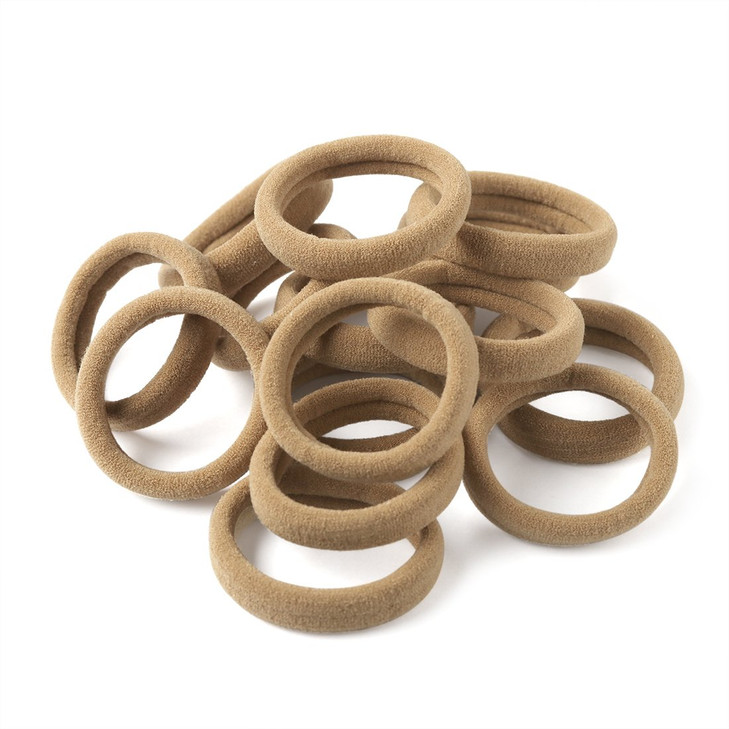 XIMA 60pcs Nylon Elastic Hair Ties Hair Ties Bands Rope No Crease Elastic Fabric Large Cotton Stretch Ouchless Ponytail