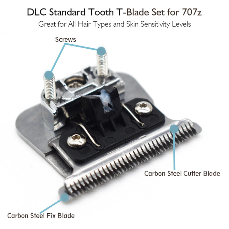 Professional FX DLC Replacement Blades Compatible with Compatible with BaBylissPRO FX707z FX726 FX787 FX787G FX787RG FX7