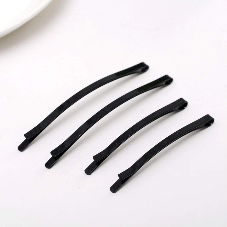 Aysekone 24 Pieces Women Black Metal Hair Bobby Pins Grips Girls Hair Clip Hairstyle Barrette Hairpin Hairdressing DIY H