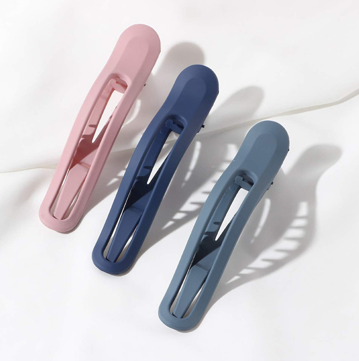 6PCS Hair Claws Clips No Slip Strong Hair Clips Teeth Curve Durable Alligator Duck Bill Jaw Clips Hair Styling Accessori