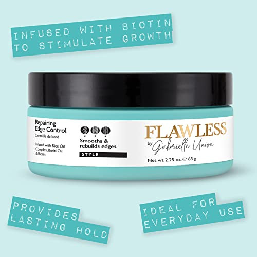 Flawless by Gabrielle Union - Repairing Edge Control, with Biotin and Rice Oil Complex for Curly and Coily Hair, 2.25 OZ online at globaldelivered