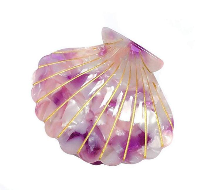 Shell Jaw Clip Hair Claw Clip Clamps Resin Hair Clips Marble Pattern Hairpins Hair Accessories for women Styling Hairdre