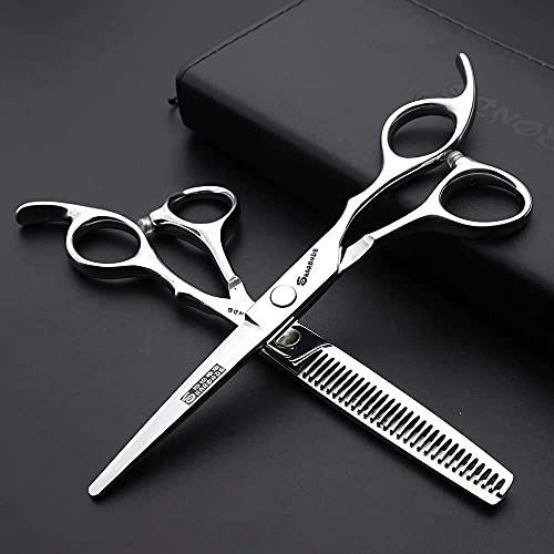 Professional Hair Scissors Set 2 pcs Cutting Scissors Thinning Scissors Hairdressing Barber Scissors Set