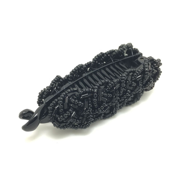 Meilliwish Noble Beautiful Lady Banana Hair Clip Ponytail HolderH36Black