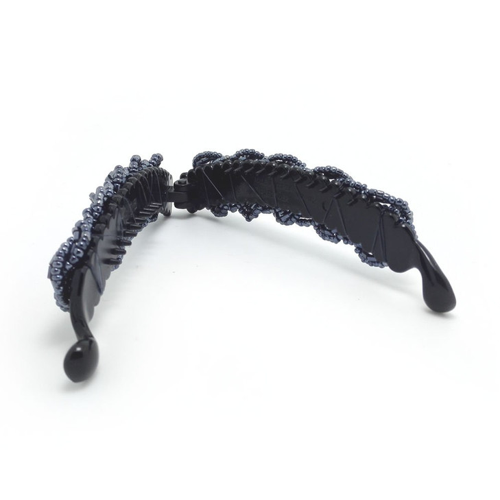 Meilliwish Noble Beautiful Lady Banana Hair Clip Ponytail HolderH57DarkBlue