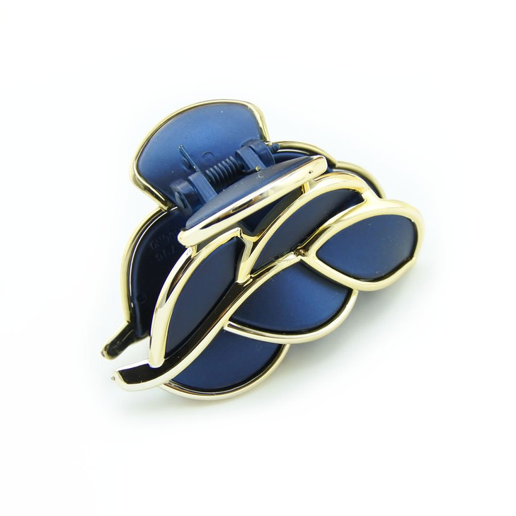 Meilliwish Leaf Cute Women Hair Claw Clip 1 PCSD08DarkBlue
