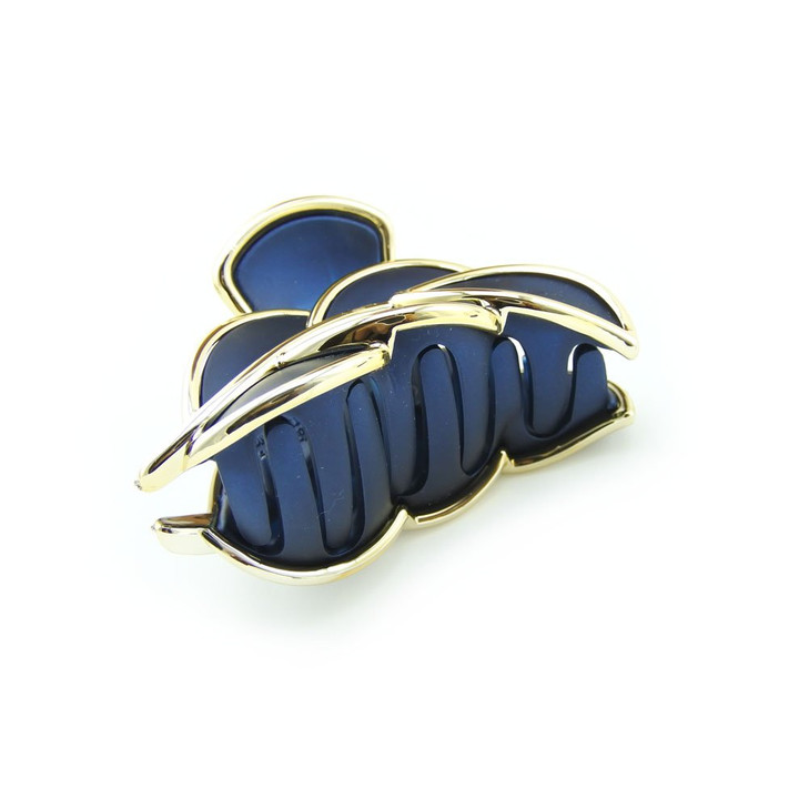 Meilliwish Leaf Cute Women Hair Claw Clip 1 PCSD08DarkBlue