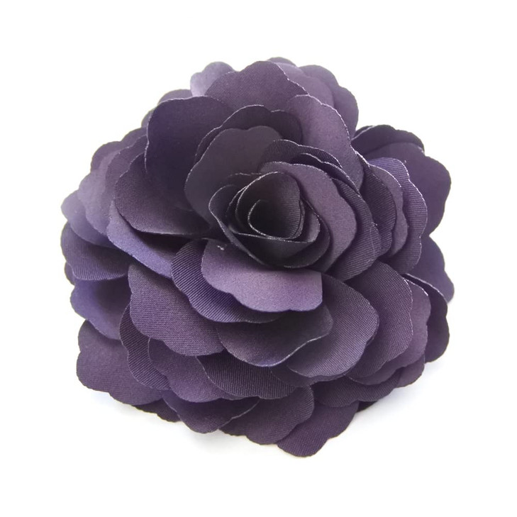 Meilliwish Camellias Flower Hair Clip and Brooch Pin 1 PCSA74Purple
