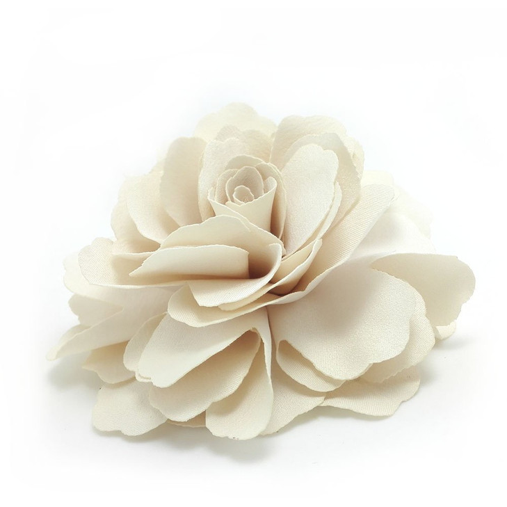 Meilliwish Camellias Flower Hair Clip and Brooch Pin 1 PCSCream A74
