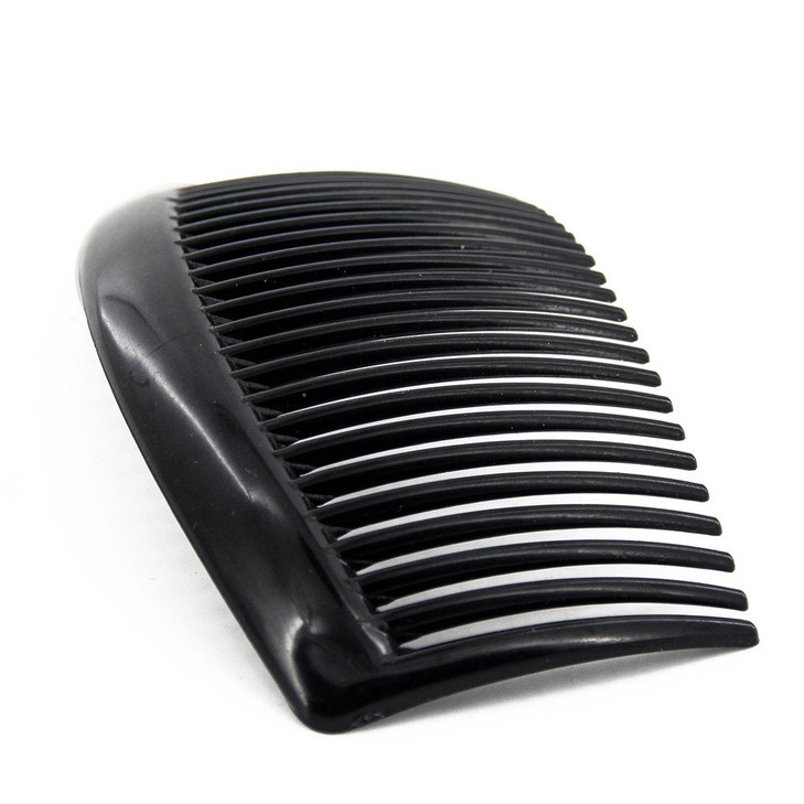 Yeshan 32 Plastic Hair Side Comb With Teeth Comb HairPin Clip for womenBlack 12pcs