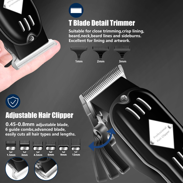 SUNNOW Hair Clippers for Men Beard Trimmer Hair Trimmer Electric Foil Shavers Razor Kit Hair Cut Machines Mens Beard Gro