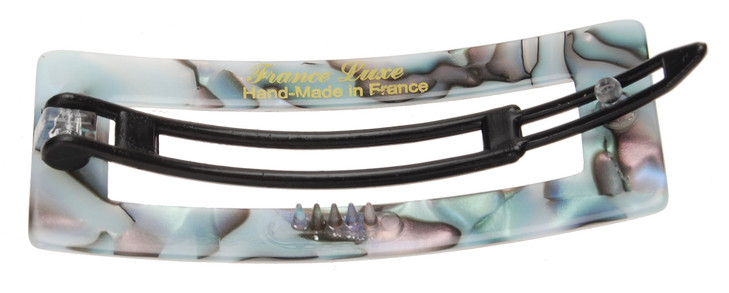 France Luxe Cutout Rectangle Plastic Tige Boule Barrette South Sea