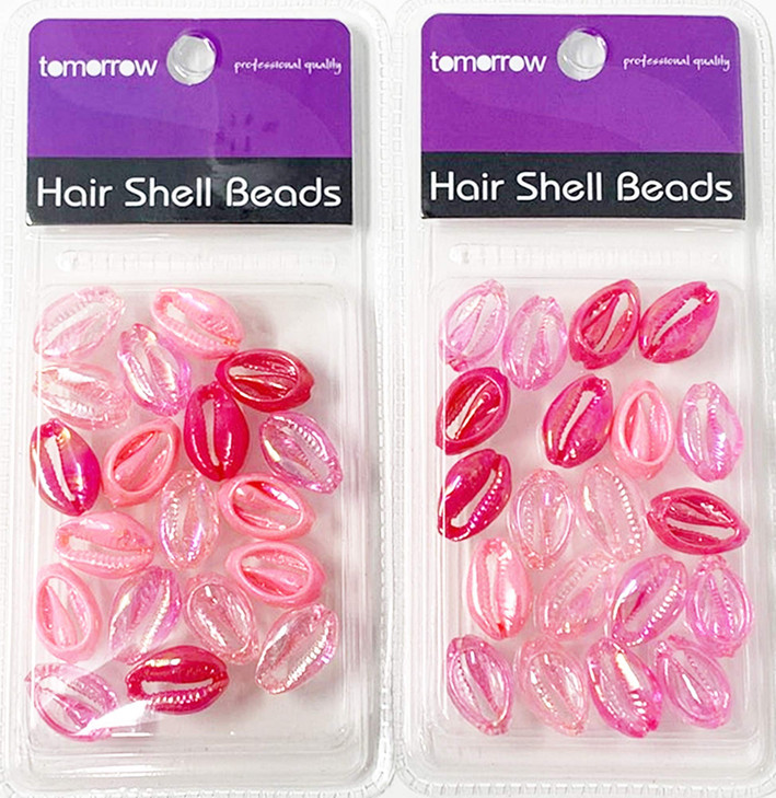 Crispy Collection Tomorrow sea shell cutted hair beads cowrie dreadlocks braid bead decoration 2packs SHB6
