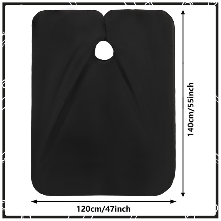 FEBSNOW 2Pcs Barber Cape for AdultsProfessional Hair Cutting Cape with Closure Snap Waterproof Salon Capes