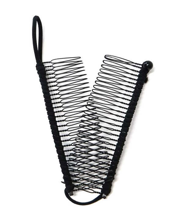 GETAGOTA Adjustable Banana Hair Clip Comb Clips for Women Stretch Ponytail Holder Accessory Double Combs Thick Curly Hai