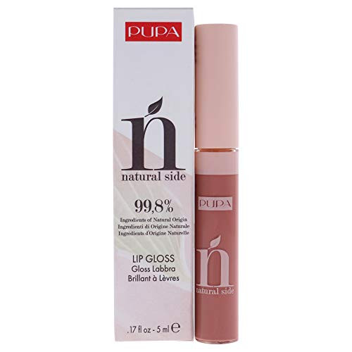 Pupa Milano Natural Side Lip Gloss - 002 Majestic Nude for Women - 0.17 oz Lip Gloss online at globaldelivered