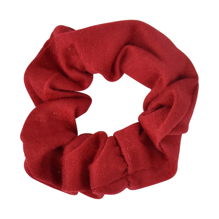 12 Pack Small Scrunchies Cotton Hair Scrunchy Red
