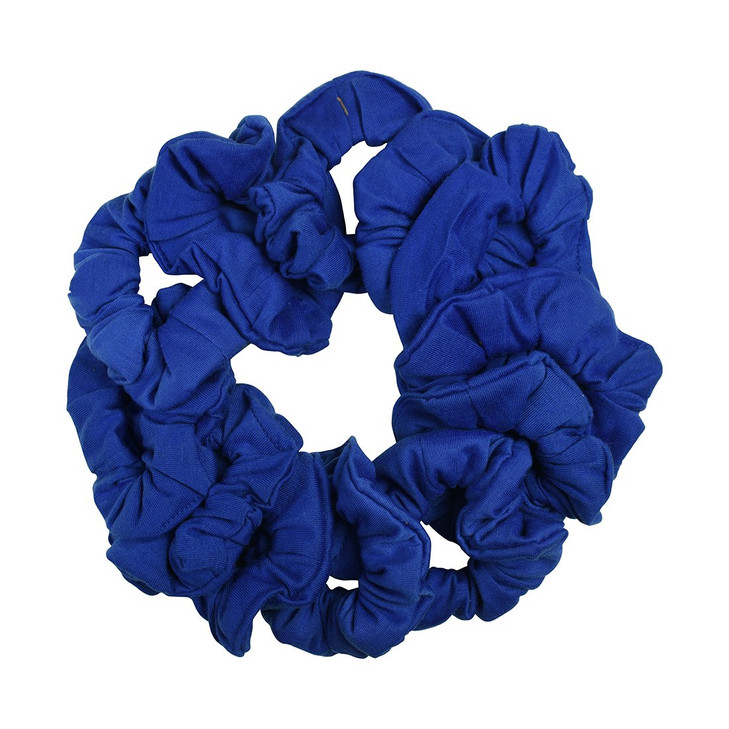 12 Pack Solid Hair Ties Scrunchies Royal