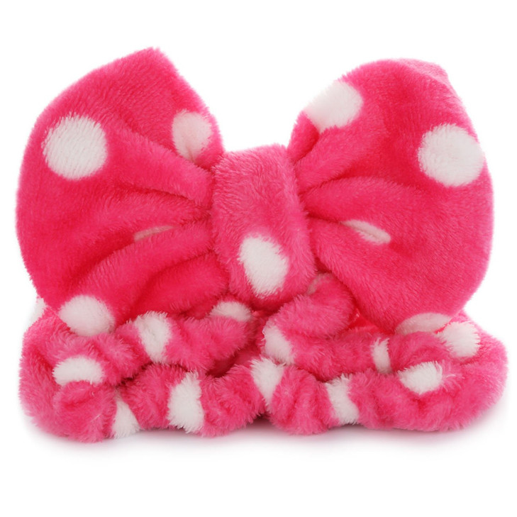 Hairizone Makeup Wrap Headband for Facial Wash Shower Hairband Adjustable Elastic Bowknot Cosmetics Hair Band for Women