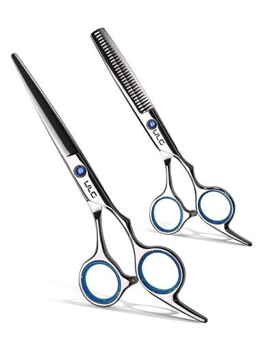 Hair Cutting Scissors Thinning Shears Kit ULG Professional Barber Hairdressing Texturizing Salon Razor Edge Scissor Japa