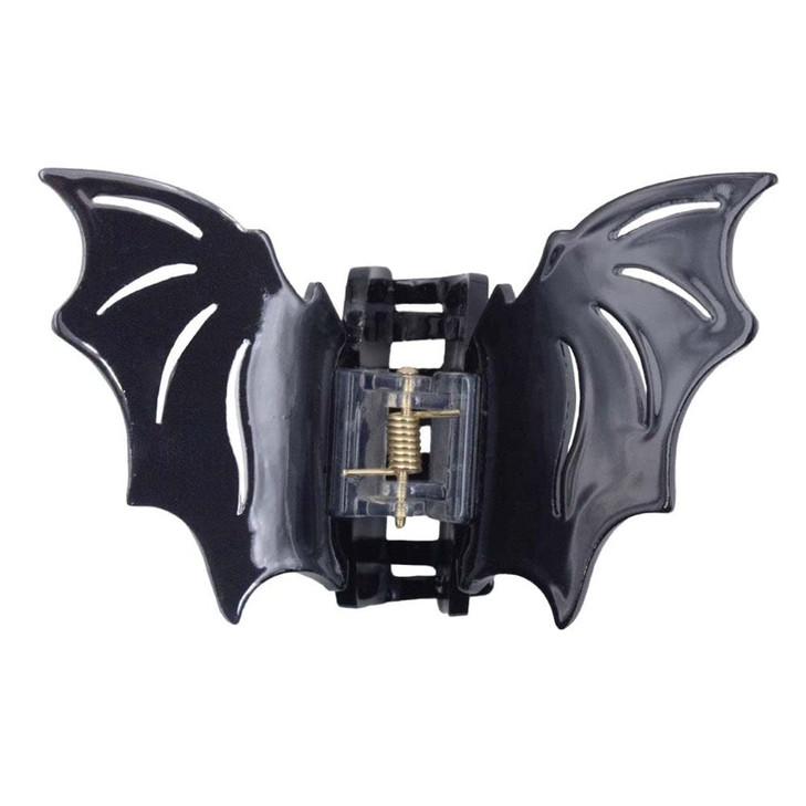 kreepsville 666 Bat Claw Clip Gothic Horror Hair Accessory Black