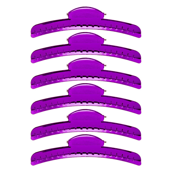 Vintage of Metal Finger Wave Hair Clips Clamps Aluminum Tip Finger Hair Clips Modeling Clamps Suitable for home and outd