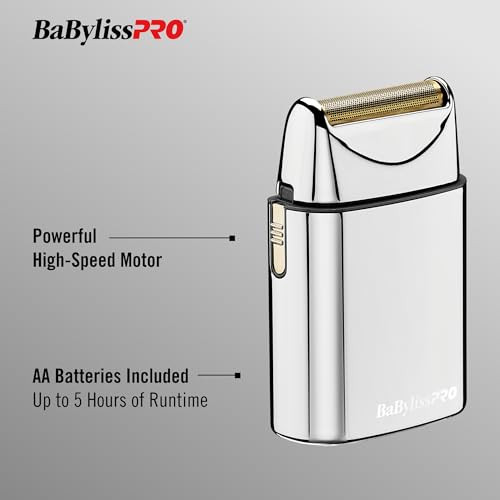BaBylissPRO Barberology Foil Shaver FXFS1 SILVERFX Professional HighTorque Shaver