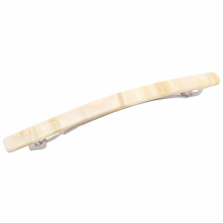 French Amie Long and Thin Large 4 Handmade Celluloid Hair Barrette Clip for Girls Automatic Strong Hold Hair Clips for W