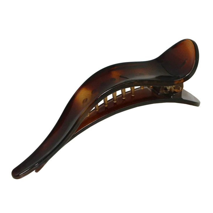 Parcelona French Brill Beak Medium 4 12 Shell Small Salon Hinge Slide in Beak Slider Claw Clip Clamp for Women