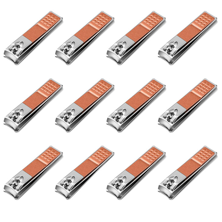 Yaomiao 12 Pieces Nail Clipper Set Stainless Steel Nail Cutter Fingernails and Toenail Clipper Cutter for Women Men (Rose Gold) online at globaldelivered