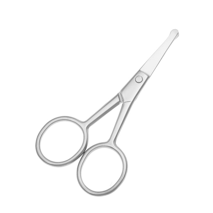 Motanar Safety Hair Scissors Stainless Steel Blunt Tip Scissor for Hair Cutting Professional Grooming for Eyebrows Nose