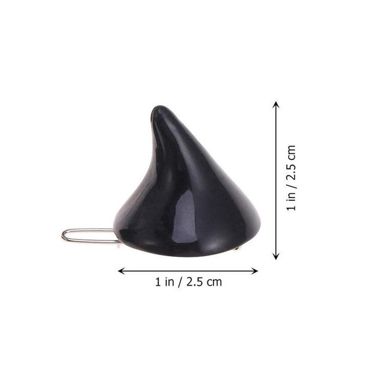 BinaryABC Halloween Devil Horn Hair Clips Hairpins BarretteHalloween Cosplay Costume Party Accessories6Pcs