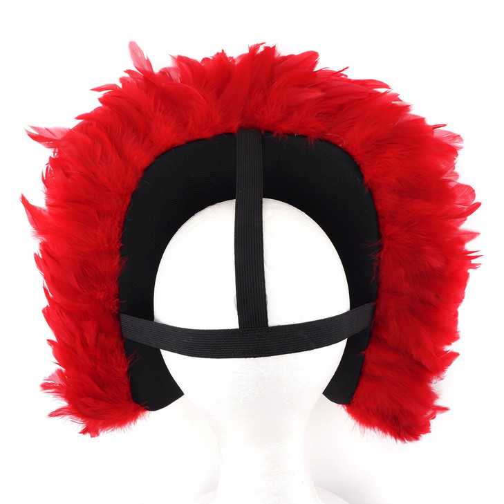 Red Carnival Costume Feather Headdress Halloween Cosplay Party Hair Accessories