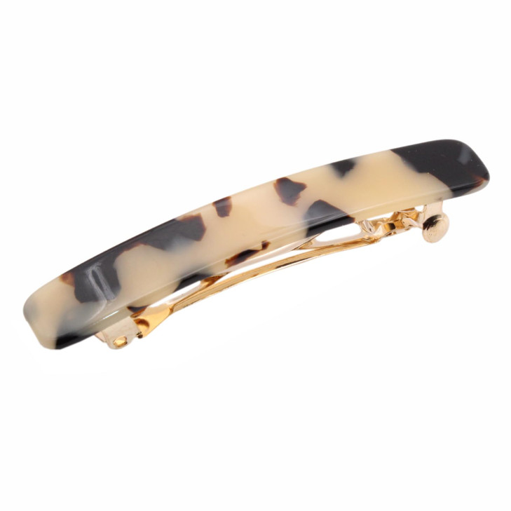 French Amie Small 2 14 inch Celluloid Handmade Hair Barrette No Slip Grip Durable Styling Women Hair Accessories Hair Cl