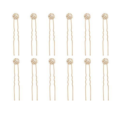 Ammei Headpiece Crystal Bridal Hair Pins Clips Wedding Hair Accessories Hair Set Jewelry With Rhinestone For Brides and