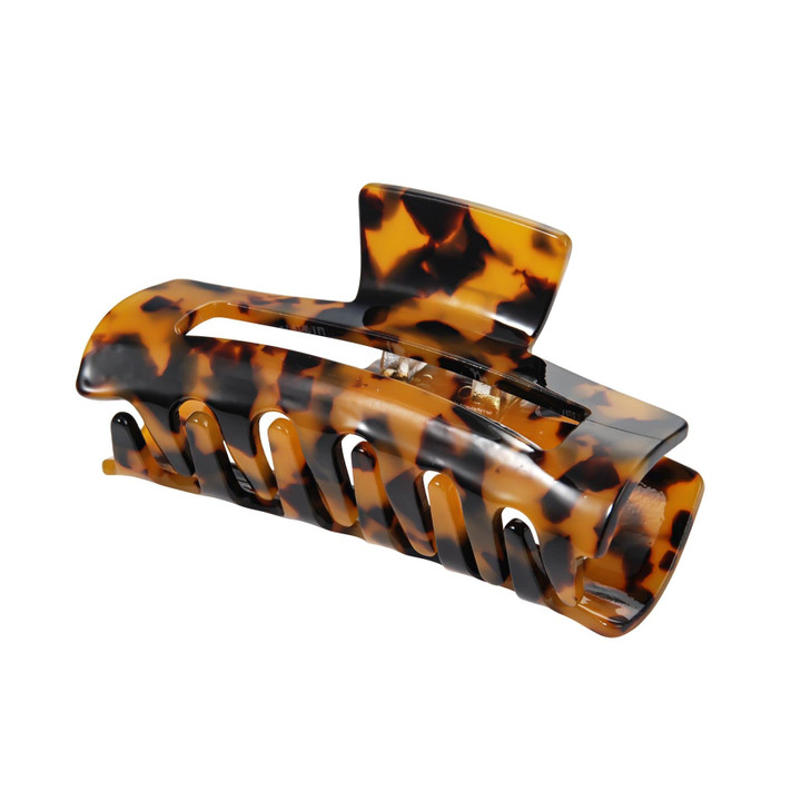 4Pcs Hair Claw Clips Acetate Hair Banana Barrettes French Butterfly Jaw Clips Mermaid Color Crab Hairpin Leopard Print S