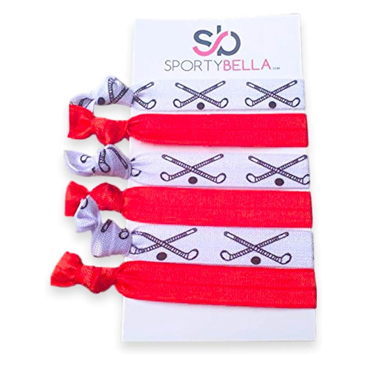 Field Hockey Hair Accessories Field Hockey Hair Ties No Crease Field Hockey Hair Elastics Set Gift for Girl Field Hockey