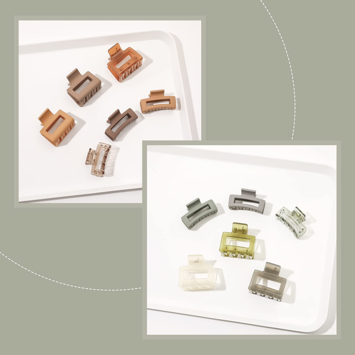 Small Claw Hair Clips for Thin Hair 22 Pcs Medium Mini Hair Clips for Shot Hair Tiny Clip Accessories for Women Girls