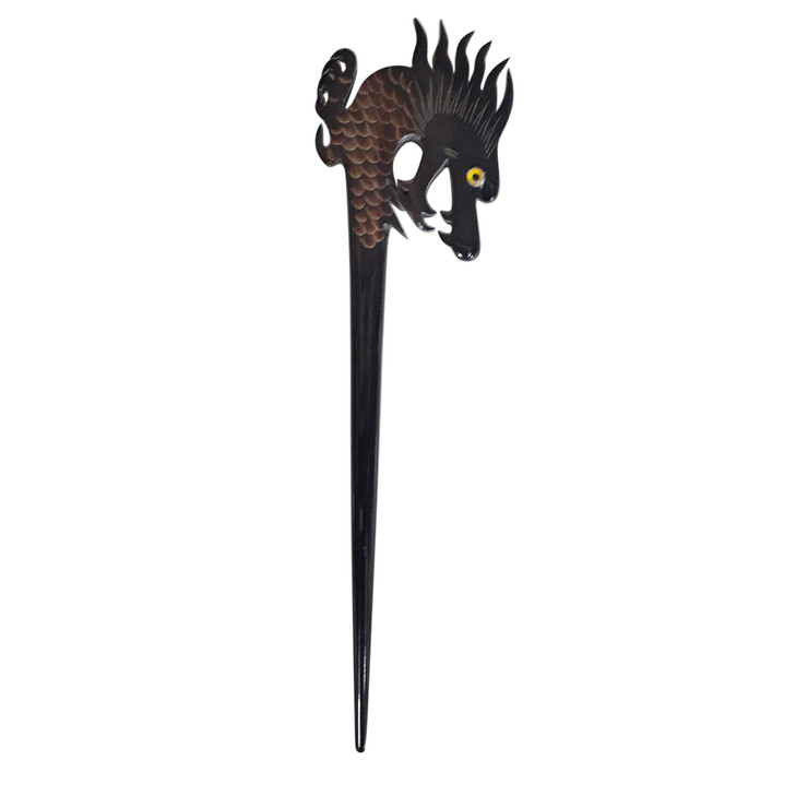 Marycrafts Horn Dragon Hair Stick for Women Long Hair Hair Sticks Hair Fork for Buns