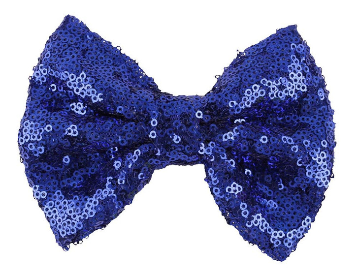 Love Fairy Girls Lovely Fashion Bow Hairpin Sequins Hair Clip for Daily Life Travel Party Festivals Sky Blue