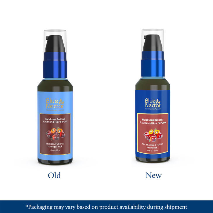 Blue Nectar Batana Hair Serum for Fuller Thicker Hair Plant Based Alternate to Redensyl Advanced Hair Growth Serum for D