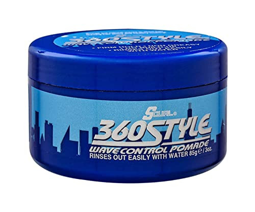 Lusters SCurl 360 Wave Control Pomade 3 Ounce 88ml 2 Pack