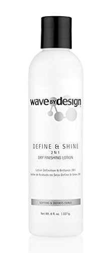 Design Essentials Define Shine 2N1 Dry Finishing Lotion for Frizzy and Curling Hair 8 Ounce