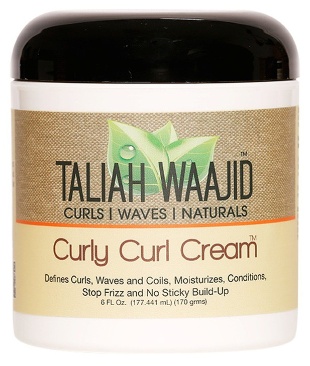 Taliah Waajid Curls Waves Natural Curly Curl Cream Extreme Curl Definition Hair Styling Gel No Buildup or Frizz 100 Para